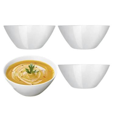 Imagem de Saladeira Menu De Vidro 390ml Tigela Opaline Multiuso 4 Unid - Duralex