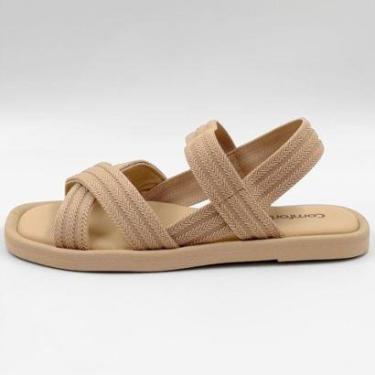 Imagem de Sandália Comfortflex Casual Rasteira Feminina-Feminino