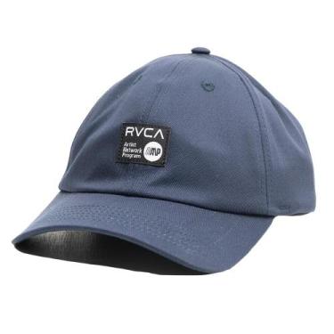 Imagem de Boné RVCA Aba Curva Anp Label Strapback SM26 Marinho, Gulf blue, Único
