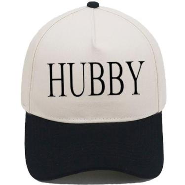 Imagem de Boné de beisebol Trucker, chapéu de malha de algodão HUBBY Embroidery 