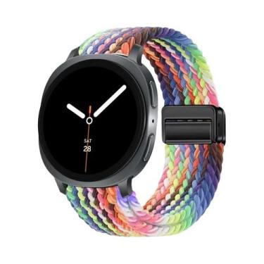 Imagem de Pulseira Magnética De Nylon Trançado Solo Loop De 40mm 44mm 46mm Para 