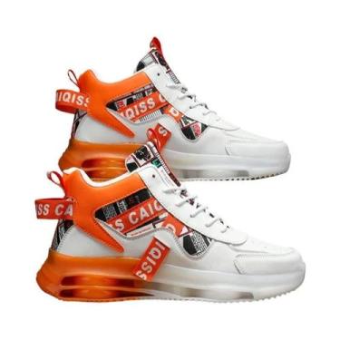 Imagem de Tênis Esportivos Masculinos Respiráveis Com Estampa Xadrez, Amortecido