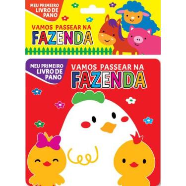 Imagem de Livro - Meu Primeiro Livro de Pano - Vamos Passear na Fazenda