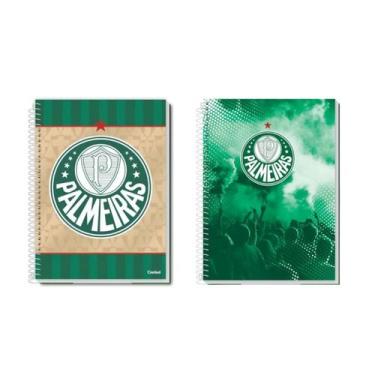 Imagem de Caderno Palmeiras Espiral Universitario 20 Materias Credeal, Palmeiras