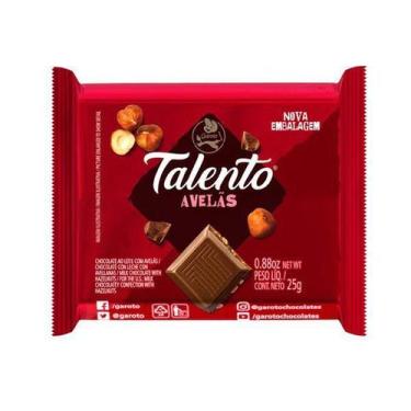 Imagem de Chocolate ao Leite com Avelãs Talento Garoto 25g