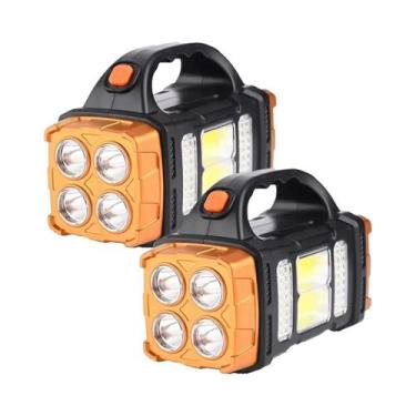 Imagem de Lanterna LED COB Solar Recarregável De Alta Potência, Power Bank, À Pr