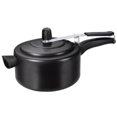 Imagem de Panela de Pressão Fortaleza Preta 3 Litros, Não Informado