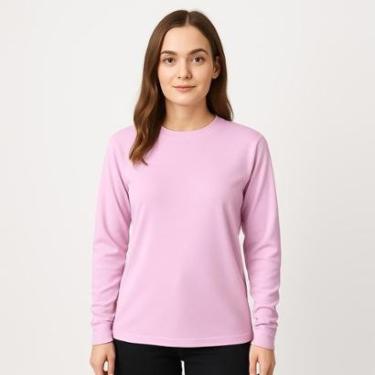 Imagem de Camiseta Manga Longa Feminina UV Rosa Fera Print-Feminino