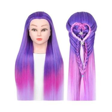 Imagem de Cabeça De Manequim Loira De Fibra De Alta Temperatura Para Treinamento