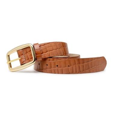 Imagem de Cinto Feminino Elegante Presente Barato - RIJEERO, Caramelo, M