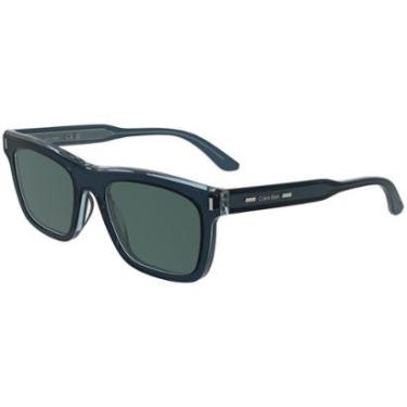 Imagem de Óculos de Sol Calvin Klein CK25506S N400 - Azul Cristal 54-Masculino