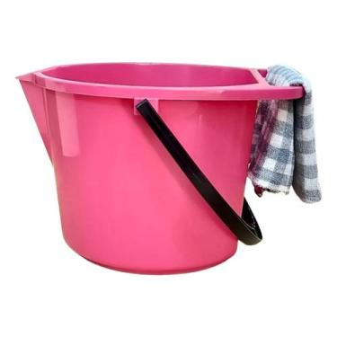 Imagem de Balde Plástico 15l Ergonômico Leve Reforçado Bico Dosador - Helsim, Ro