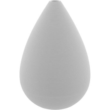 Imagem de VASO DECORATIVO ENFEITE PLANTA CERÂMICA 15x14x14cm BRANCO