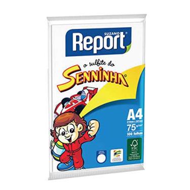 Imagem de Papel Sulfite Report Senninha A4 Branco 75g 100 folhas