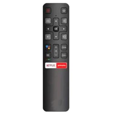 Imagem de Controle Tv Tcl Smart Com Tecla Netflix E Globoplay - Pasmeyt