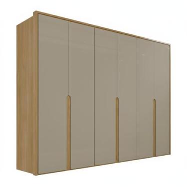 Imagem de Guarda-roupa Casal 6 Portas 6 Gavetas 100% Mdf Lizz - Casa D