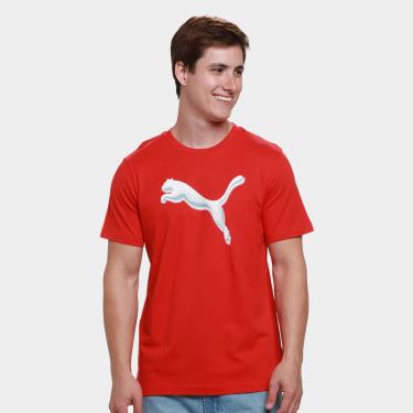 Imagem de Camiseta Puma Graphic Cat Logo Masculina-Masculino