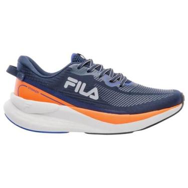 Imagem de Tênis Fila Striker Masculino Azul Marinho Têxtil, 38, Gulf blue