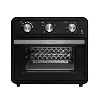 Imagem de Forno Fryer Elétrico Air Fryer Fogatti 30L com Grill Dourador Timer 60 Minutos Temperatura 250°C Preto 220V