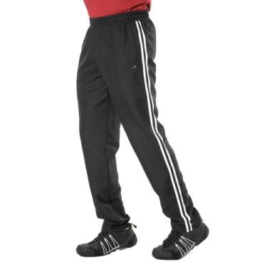 Imagem de Calça Esportiva Elite Masculino Confortável Moderno 4116, M, Preto, Br