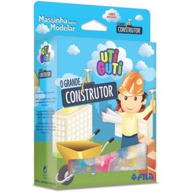 Imagem de Kit De Massinhas De Modelar O Grande Construtor Uti Guti
