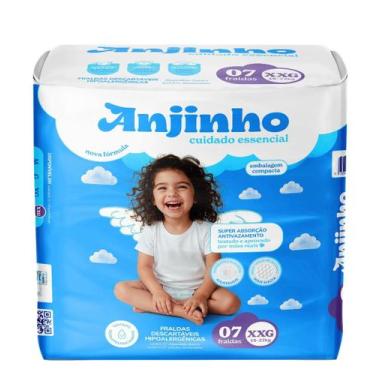 Imagem de Anjinho Fralda Descartável Compacta XXG c/ 7un