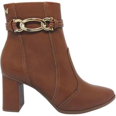 Imagem de Bota Feminina Casual Dia a Dia Passeio Trabalho Festa Salto Médio Cano Baixo Conforto M...