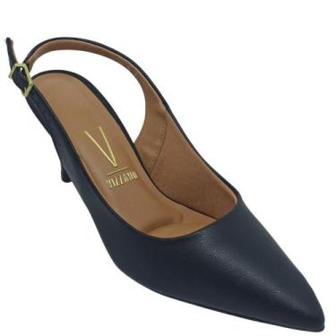 Imagem de Sapato Vizzano Feminino com Fechamento em Fivela, Preto, 36, Feminino