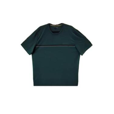 Imagem de Camiseta Sallo Jeans Plus Size Verde, G2