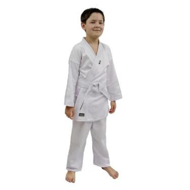 Imagem de Kimono Karate Infantil Shinai Start Fx Branca, M2, Branco