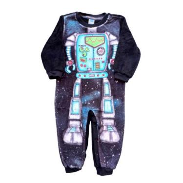 Imagem de Macacão Infantil Masculino Longo TileeSul, Preto, 2