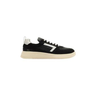 Imagem de Tenis Rsv Hero Leather Reserva Go, Preto, Branco, 41