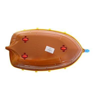 Imagem de Brinquedo Infantil Barco Pirata com Rodinha para Montar com Canhao e Timao Que Gira Maral