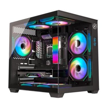 Imagem de Gabinete Gamer Kalkan Midgard Digital Mid Tower Preto