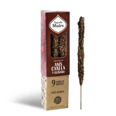 Imagem de Incenso Natural Anis Canela Olíbano Sahumerio Sagrada Madre