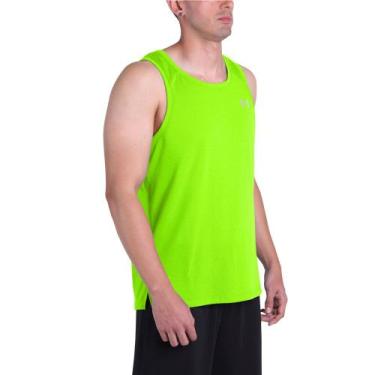 Imagem de Regata de Corrida Masculina Under Armour Streaker Singlet, Verde, M