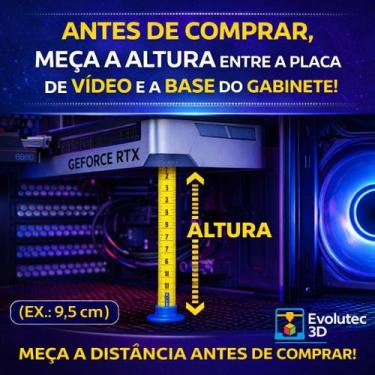 Imagem de Suporte Placa de Video Gta 6 Regulável Pc Gamer Setup Gamer Gpu - - Ev