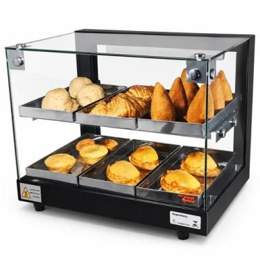 Imagem de BD6 - Estufa Beta para salgados 6 bandejas Dupla Preto - 220V - Omega