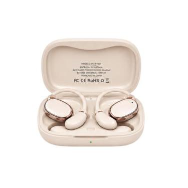 Imagem de Fone Bluetooth Sem Fio Open Ear Com Estojo Carregador - Genérica, Rose