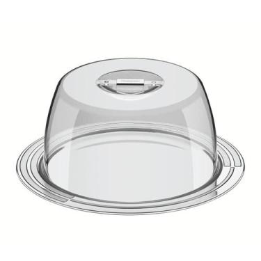 Imagem de Porta-Queijo Tramontina Ciclo Aço Inox 25 Cm