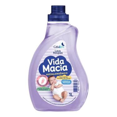 Imagem de Lava Roupas Vida Macia 1L Bebês e Crianças Tira Manchas Difíceis Hipoa