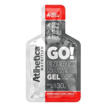 Imagem de Go! Energy Now Gel - 10 Sachês De 30g Morango Com Limão - Congratulati