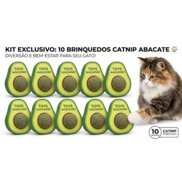 Imagem de Brinquedo Para Gatos Catnip Erva Do Gato Bolinha Giratória Formato Aba