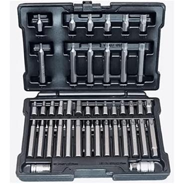 Imagem de Jogo de Bits Hex Torx Spline Haste Sextavada 10mm 42 Peças 113189 MTX