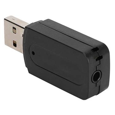 Imagem de Receptor bluetooth, receptor bluetooth sem fio de alta resistência multifuncional acabamento requintado material premium para equipamentos de áudio e vídeo