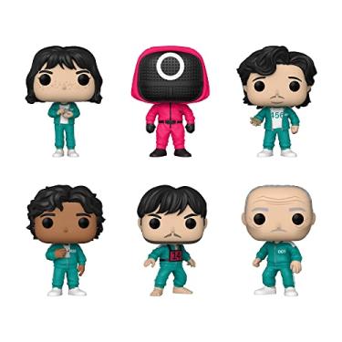 Imagem de Funko Pop! Squid Game Set of 6 - SAE-Byeok 067, Il-NAM 001, Sang-Woo 218, Gi-Hun 456, Ali 199 and Red Soldier