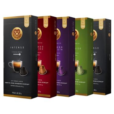 Imagem de 50 Cápsulas 3 Corações, Para Nespresso, Café