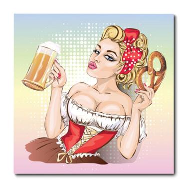 Imagem de Placa Decorativa - Pin-up - Cerveja - 0545