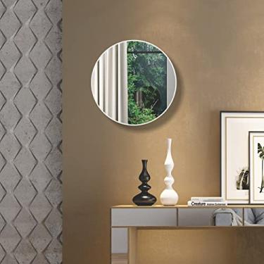 Imagem de Espelho Decorativo Redondo de 60cm Dalla Costa - Off White