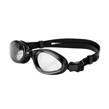 Imagem de Oculos de natação Varuna Midi, corpo preto/lente transparente, Único